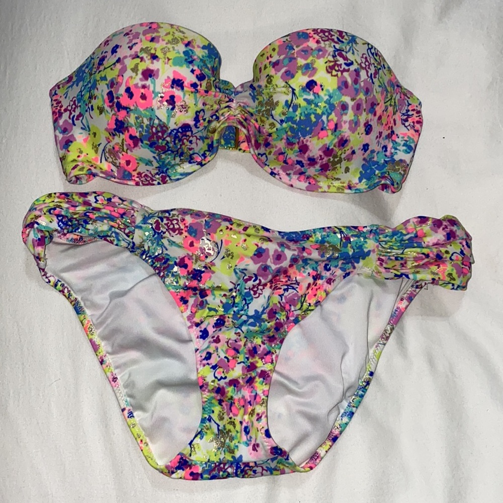 Victoria’s secret floral bikini set